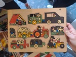 Farm life wooden puzzle