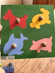 Animal 4 piece puzzle