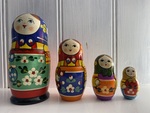 Wooden Babushka 4 dolls
