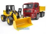 Bruder - MAN TGA Construction Truck with Articulated Road Loader