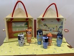 Bluey toy house and figures