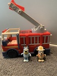 Bluey and Bingo Firetruck