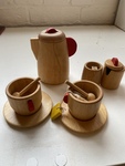 Wooden tea set