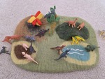 Small world dinosaurs