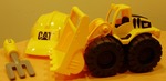 CAT Loader with Hat and Tools
