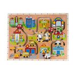 Buildings and Cars Maze Puzzle