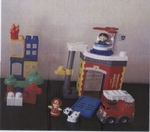 Fire Station Building Blocks
