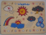 Wooden Puzzle -- Weather