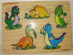 Baby Dinosaur Wooden Puzzle