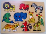 Zoo Animals Wooden Puzzle
