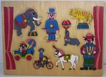 At the Circus Wooden Puzzle