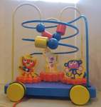 Wooden Bead Maze Orchestra Pull Along