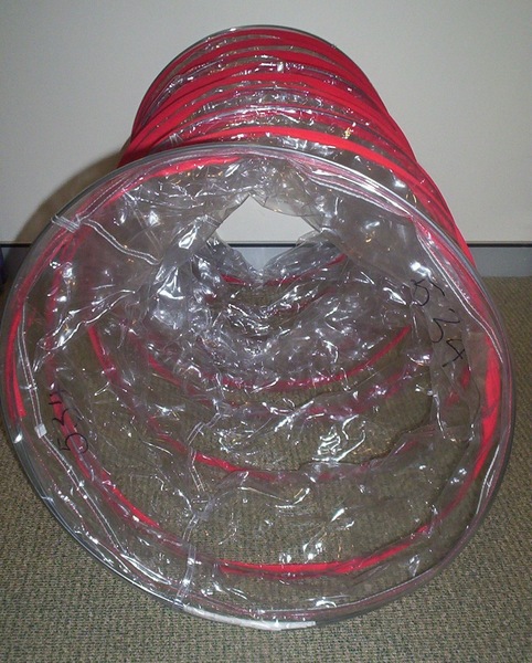 535: See-through crawling tunnel