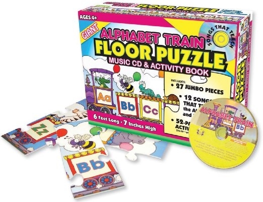 545: Alphabet Train  Floor Puzzle