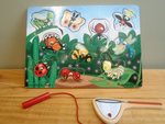 Magnetic Bug-Catching Wooden Puzzle
