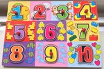 Numbers Wooden Puzzle