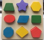Shapes and Colours Wooden Puzzle
