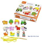 Lacing Blocks - Farm