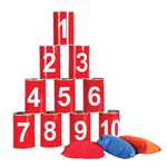 Tin Throwing Numbers Game