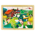 happy Ranch Robud Wooden Jigsaw Puzzle