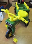 John Deere Ride On Pedal Trike Tractor & Pull Wagon
