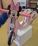 21cm Disney Minnie Mouse Wooden Balance Bike 