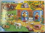 Wooden Farm Peg Puzzle