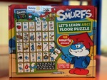 Smurfs Kids Floor Jigsaw Puzzle Learn ABC - 48 Pieces