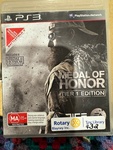 PS3 - Medal Of Honour Tier 1 Edition - MA15+