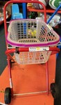 Metal Clothes Trolley & Basket
