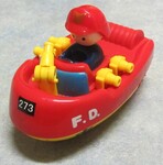 Fire Dept Win Up Bath Toy