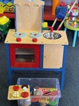 Children's Wooden Kitchen with Accessories
