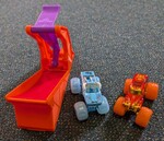 Monster Jam Stunt Set with 2 Trucks