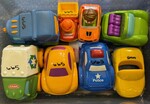 Box of 8 Toddlers Playschool Cars