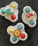 Baby Suction Cup Spinners Pack of 3