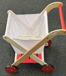 Wooden Walker Shopping Cart