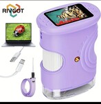 Kids Handheld Digital Microscope – Purple – USB