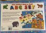 Wooden Alphabet Peg Puzzle - Read and Play