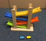 V26: Wooden Car Ramp Zig Zag