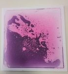 Liquid purple floor tile