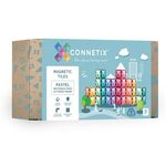 Connetix Magnetic Tiles Pastel Rectangle Pack 24 Piece 