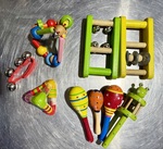 Wooden baby instruments 