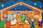 Nativity scene chunky