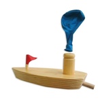 Balloon powered boat