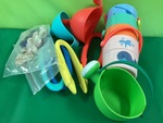 Funnels, tweezers, shells & beads