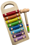 Hape Rainbow Xylophone with Hammer