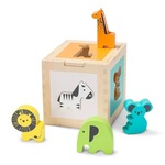 Wooden Animal Blocks Box