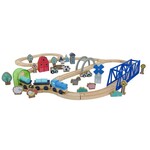 Wooden Farm Train Set