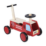 Fire Engine Wooden Ride-On
