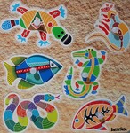 Animal Paintings - wooden